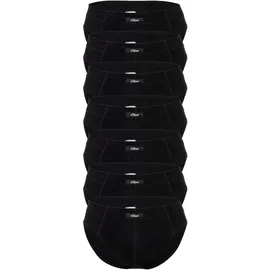 s.Oliver Basic Slip schwarz L 7er Pack