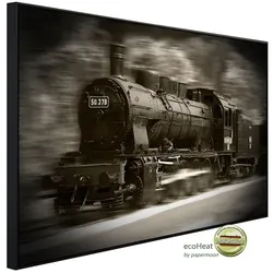 papermoon Infrarotheizung »EcoHeat - Dampflokomotive«, Matt-Effekt - bunt