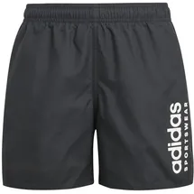 Adidas Sportswear Essentials Logo CLX Kids Badeshorts Black / White 152