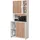 Hti-Living Küchenschrank Malin Weiß Sonoma
