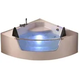 JV Möbel Whirlpool Eckbadewanne 150 x 150 x 62 cm (1-tlg)