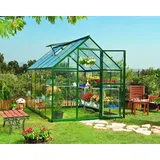 Alu grün Polycarbonat 0,7 mm/Dach 4 mm 5,7 m2 inkl. Bundle