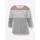 Classic Basics 3/4-Arm-Shirt CLASSIC BASICS "3/4-Arm-Shirt", Damen, Gr. 52, rot (rosenholz, grau, geringelt), 100% Baumwolle, gemustert, gestreift, mehrfarbig, Rundhals, Shirts 3/4-Arm-Shirt