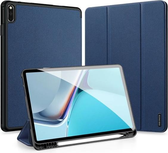 Dux Ducis Domo Series Leder Bookcover Hülle (Huawei MatePad Pro 11 (2022)), Tablet Hülle, Blau