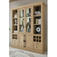 Furn.design Buffet Dorset in Eiche Gold Landhaus Vitrinenschrank 193