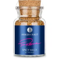 Ankerkraut Spicy Hack by Tim Raue, Mischung würzender Zutaten für Hackfleisch, mit Fleur de Sel, Pfeffer, Orange, Zitrone, Petersilie und mehr, 105 g im Korkenglas