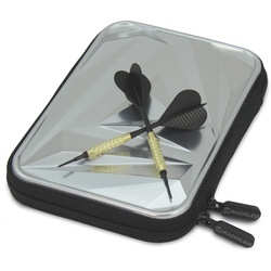 RADOLEO® DART Case ARROW-ONE für 2 Spieler - Farbe: steel-silver | für 6 komplette Dart Sets