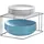 Metaltex 364001000 Boxe 25x25x15cm Polytherm, silbermetallic, Silber