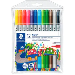 STAEDTLER Noris® 320 Filzstifte farbsortiert, 12 St.