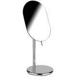 Gessi Goccia Schwenkbarer 3-fach Vergrößerungsspiegel, Standmodell, 38188099, Farbe: Schwarz XL