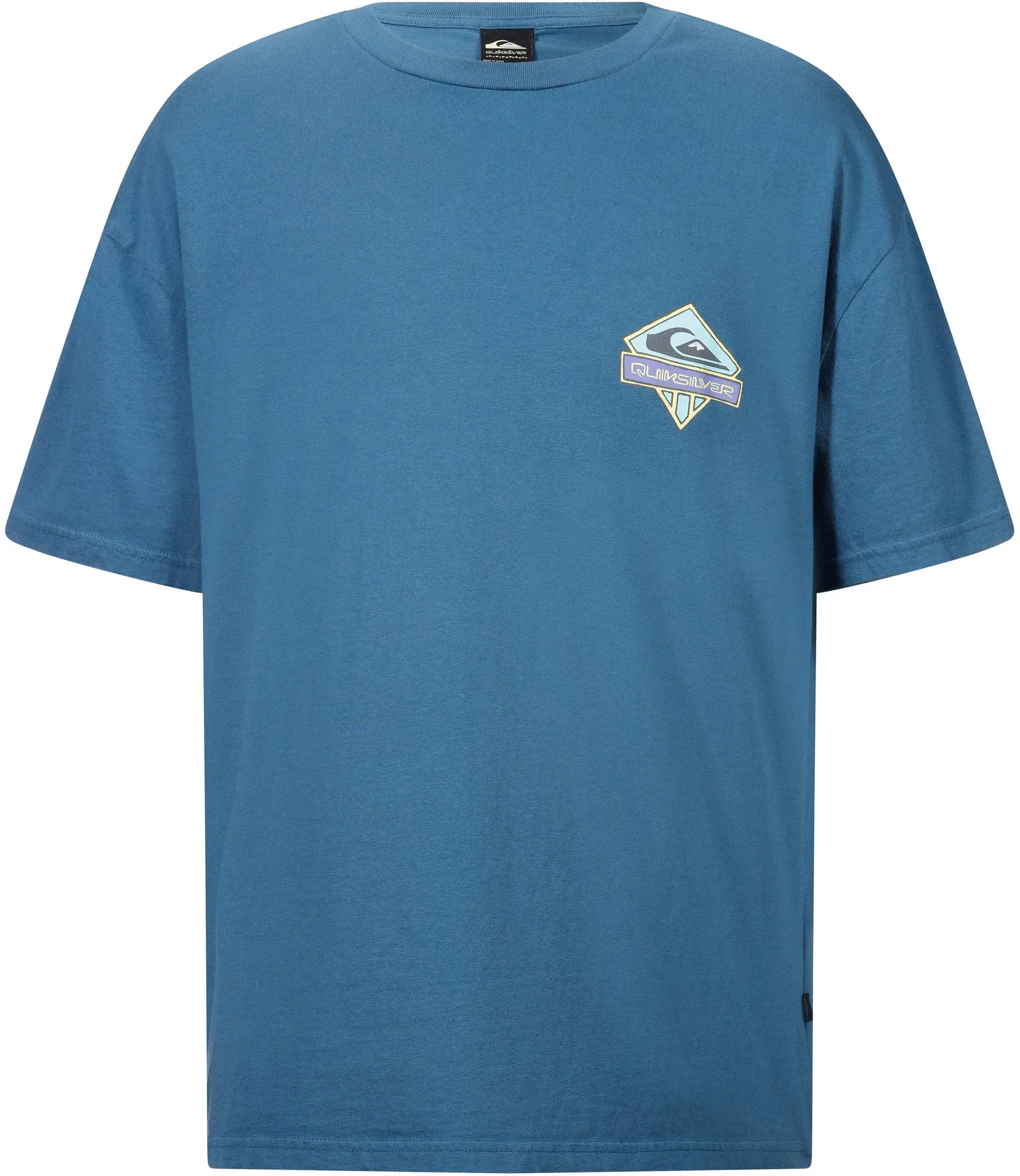 Quiksilver GH CRYSTAL JET T-Shirt Herren in real teal, Größe S - blau