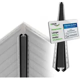 HEXIM Siding Fassadenpaneele grau 2 St. UV-beständig