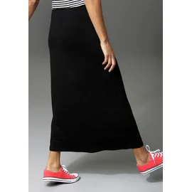 Aniston CASUAL Maxirock im Marine Look schwarz