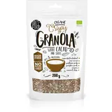 DIET-FOOD Keto Vegan Granola Bio Knusper Granola mit Kakao und Samen Glutenfreies Granola Frühstück Müsli Low Carb Non-GMO Snack Ohne Zuckerzusatz 200g 1er Pack