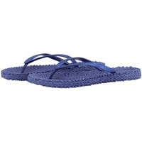 ILSE JACOBSEN HORNBAEK Damen Cheerful 01 Flip-Flop, Blaues Web., 43 EU - 42.5 EU