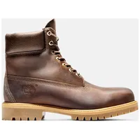 Timberland Mens 6 Inch Lace UP Waterproof Boot brown 10 Wide Fit