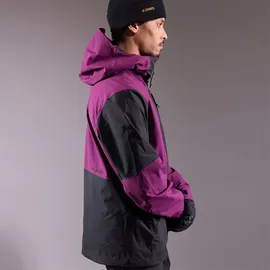 Jones Mtn Surf Recycled Shell Jacke - Deep Purple - M