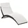 furnicato Sonnenliege 64 x 86 x 162 cm Braun
