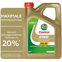 Castrol EDGE 5W-30 LL Longlife Motoröl, 4L, Ambra