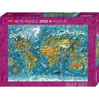 Heye Puzzle Map Art Miniature World
