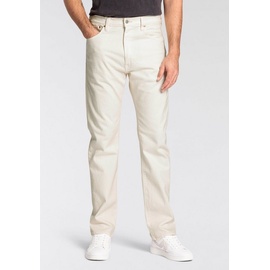 Levis Straight-Jeans "551Z AUTHENTIC" Gr. 36, Länge 34, weiß (ecru unlimited) Herren Jeans Loose Fit mit Lederbadge