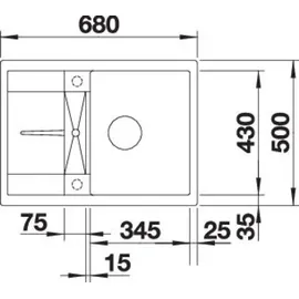 Blanco METRA 45 S Compact