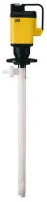 Elektrische Pumpe Fassentleerung konzentrierte Säure, 1000 mm Tauchtiefe, nur Pumpe ohne Armatur
