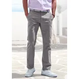 John Devin Chinohose JOHN DEVIN "regular-fit, lange Oxford Hose", Herren, Gr. 32, Länge 32, grau, Web, Obermaterial: 98% Baumwolle, 2% Elasthan, unifarben, regular fit lang, Hosen Chinohose, aus elastischer Baumwoll-Qualität, Topseller