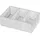 Wenko Organizer Adria Aufbewahrungskorb mit 3 Fächern 32 x 21 x 10 cm weiß
