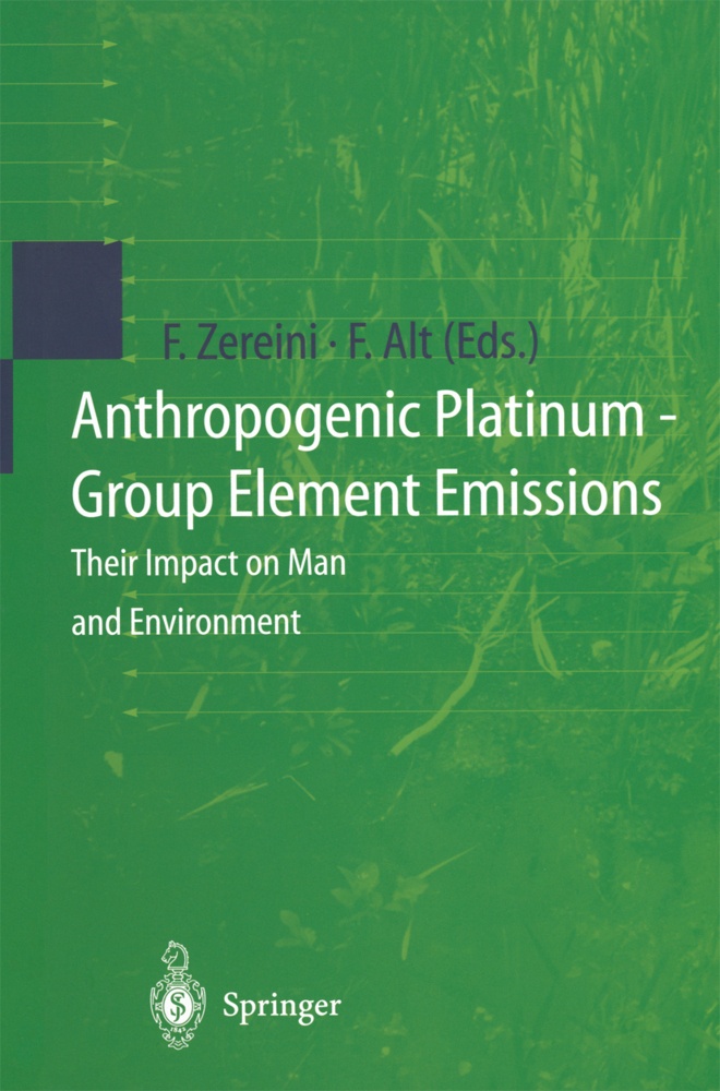 Anthropogenic Platinum-Group Element Emissions  Kartoniert (TB)
