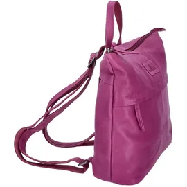 The Skandinavian Brand Damen Leder Rucksack Lila