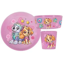 koziol Kindergeschirr-Set PAW Patrol rosa 3-tlg.