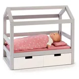 Musterkind Puppen-Hausbett Viola, grau