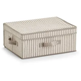 Zeller Aufbewahrungsbox Stripes 38 x 29 x 16,5 cm 1-tlg. beige