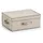 Zeller Aufbewahrungsbox Stripes 38 x 29 x 16,5 cm 1-tlg. beige