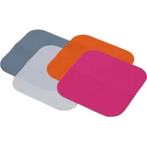 Prym 929222 Patches Köper, Reparaturpatch, 13 x 13 cm, orange, pink, weiß, blau
