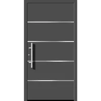 Aluminium-Haustür Moderno M460/P 110 x 210 cm Anthrazit Metallic Anschlag Links