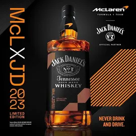 Jack Daniel's Old No.7 McLaren Limited Edition 2023 Tennessee Sour Mash 40% vol 0,7 l Geschenkbox