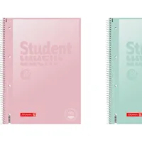 Brunnen Collegeblöcke Student Pastell Lineatur 27 liniert DIN A4 Innen- und Außenrand