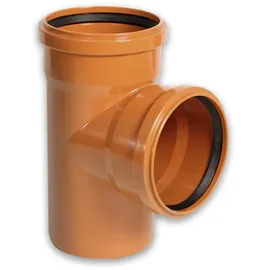 Gebr. Ostendorf Kunststoffe Kanalrohrsystem KG-Abzweig, T-Stück 87° (Ausführung: DN 250/160)