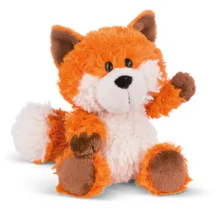 NICI 49819 - Fuchs Fridalie, Schlenker-Plüschtier, orange/weiß, 25 cm, GREEN