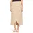Cartoon Wickelrock Damen Beige 38