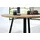 Stolkom NILS Esstisch - 110 cm Eiche Massivholz