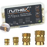 ruthex RX KASTEN - 3D Druck, Gewindeeinsätze, M2,M3,M4,M5, 270 Stück