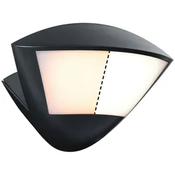 Paulmann LED Außenwandleuchte Smart Home Zigbee 3.0 Skyla Bewegungsmelder insektenfreundlich 226x164mm Tunable Warm 10W 840lm Anthrazit 94864