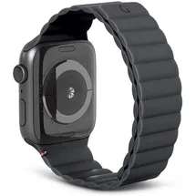 decoded magnetisches Silikonarmband LITE Schwarz 38-40mm