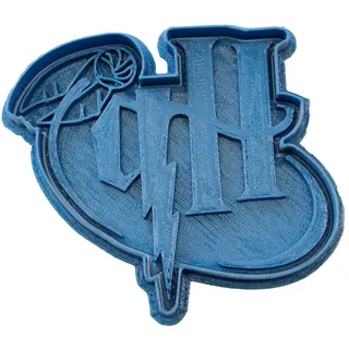 Cuticuter Snitch Harry Potter Ausstechform, Kunststoff, blau, 8x7x1.5 cm