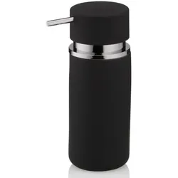 Seifenspender Per Keramik schwarz 16,5cm 6,5cmØ 300ml