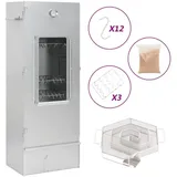vidaXL Räucherofen mit Kaltrauchgenerator 44,5 x 29 x 110 cm Verzinkter Stahl V3200754