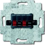 Busch-Jaeger Lautsprecher-Anschlussdose 2fach, schwarz 0248/05-101